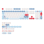 Akko Apple Wave BottleCap Keycaps Set