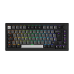 5075B Plus VIA ISO Mechanical Keyboard Black Silver Color