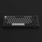 5075B Plus VIA ISO Mechanical Keyboard Black Silver Color Front View