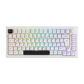5075B Plus VIA ISO Mechanical Keyboard Black on White Color