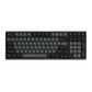Akko Black Cyan Cyrillic Keycap Set (98-key) Install on the Keyboard