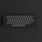 Black & Gold ISO DE Tastenkappen Set (69-Tasten) install on the keyboard
