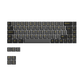 Black & Gold ISO Nordic Tastenkappen Set (76-Tasten)