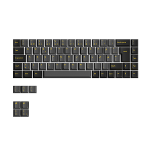Black & Gold ISO Nordic Tastenkappen Set (76-Tasten)