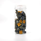 Black & Gold Cyrillic Keycap Set (68-key) Jar Packaging