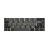 Black & Gold Cyrillic Keycap Set (68-key)