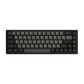 Black & Gold Cyrillic Keycap Set (68-key) Install on the Keyboard