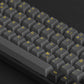 Black & Gold ISO Nordic Tastenkappen Set (76-Tasten) key details