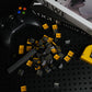Black & Gold ISO Nordic Tastenkappen Set (76-Tasten) on the desk details