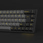 Black & Gold ISO Nordic Tastenkappen Set (76-Tasten) install on the keyboard right details