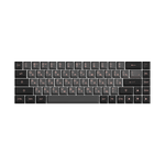 Akko Black Pink Cyrillic Keycap Set (68-key) Install on Keyboard