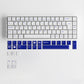 Blue on White ISO Nordic Tastenkappen Set (76-key) install on the keyboard