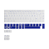 Blue on White ISO Nordic Tastenkappen Set (76-key)