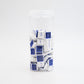 Blue on White ISO Nordic Tastenkappen Set (76-key) in the Jar