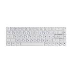 Akko Blue on White Keycap Set (68-key) 