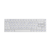 Akko Blue on White Keycap Set (68-key) 