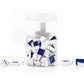 Akko Blue on White Cyrillic Keycap Set (97-key) Jar Packaging
