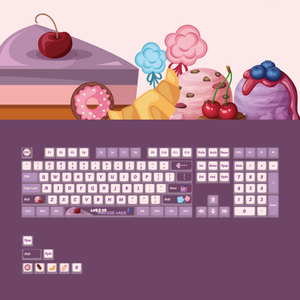 Blueberry Grape Jam Keycap Set (116-key)