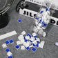 Blue on White ISO Nordic Tastenkappen Set (92-key) on the desk