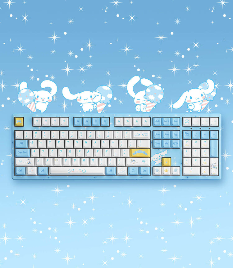 cinnamoroll 3108v2 ergonomische tastatur for phone user