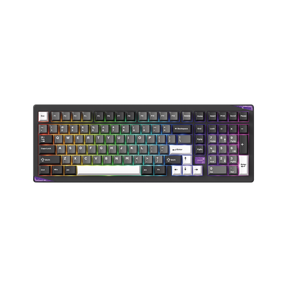 Akko Gem 02 VIA Custom Mechanical Keyboard Black Silver
