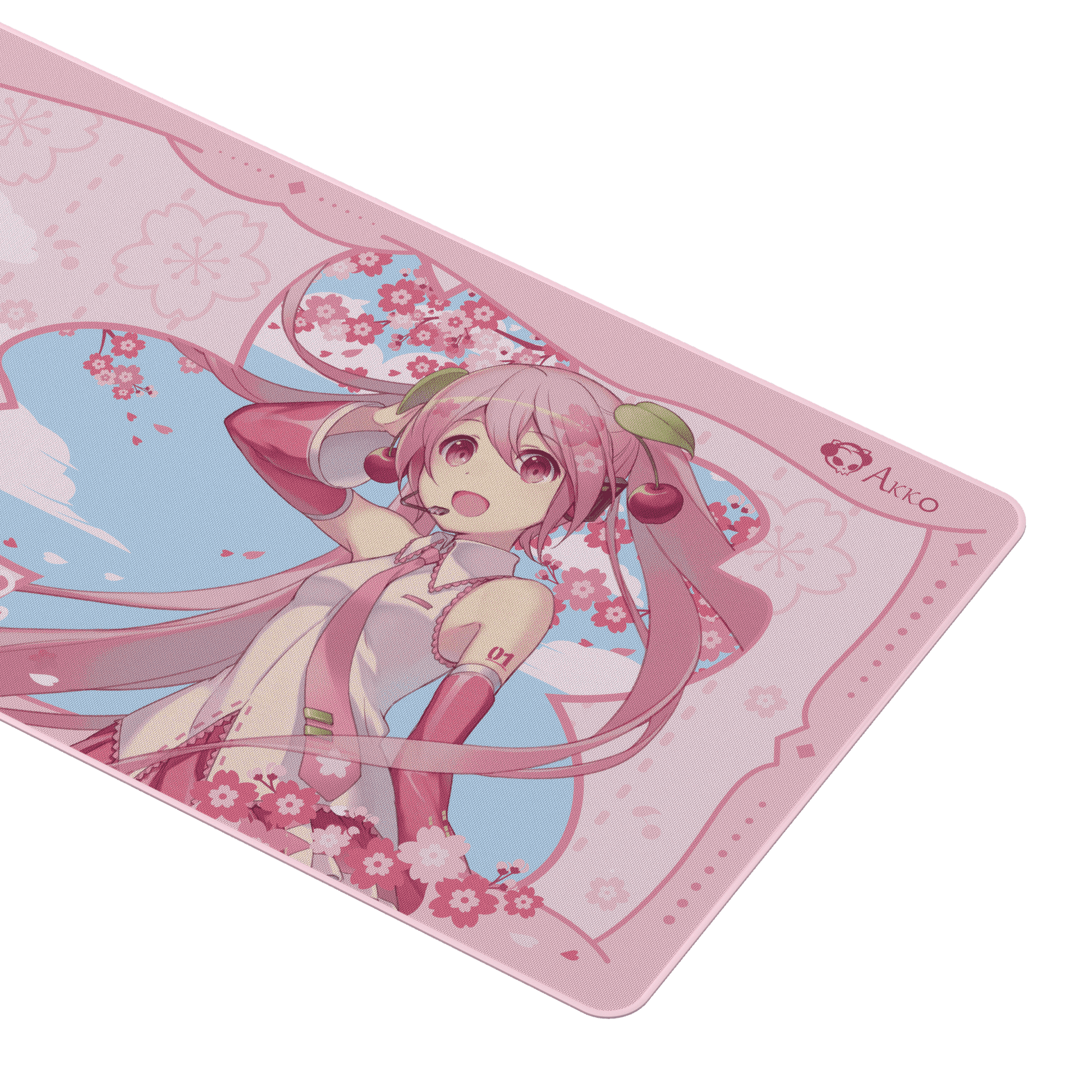 Sakura miku pink mouse pad details