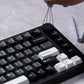 MonsGeek M1 V5- Black on White- Black & Silver