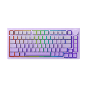 MonsGeek M1W V3 SP keyboard lilac purple theme with rgb