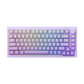 side view of purple monsgeek m1w wireless hall effect keyboard