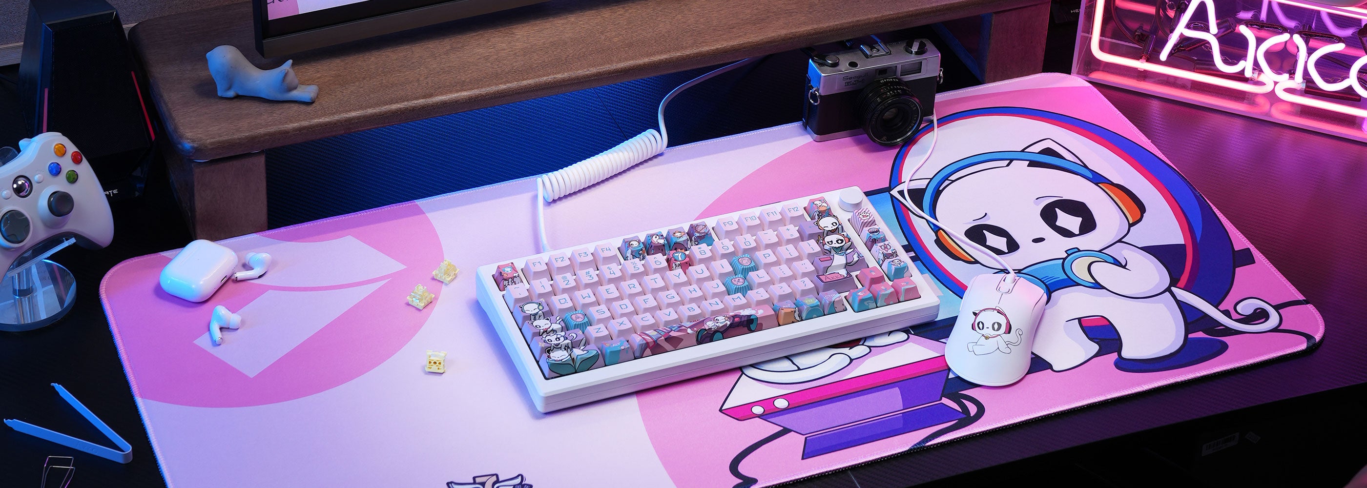 Load video: Akko 7th Anniversary MOD 007 PC Magnetic Switches Keyboard