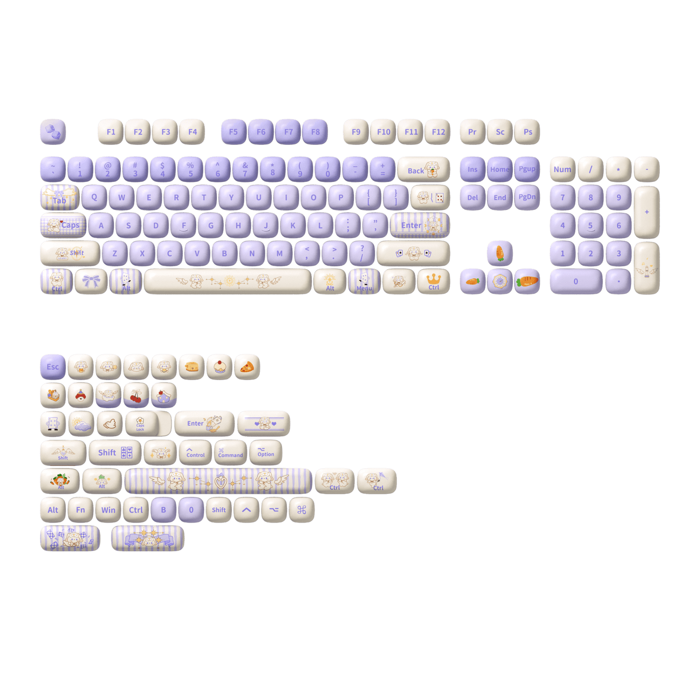 Magic Lop Bunny Keycap Set (146 Keys)