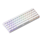FUN60 Ultra White Magnetic Keyboard Side