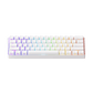 FUN60 Ultra White Magnetic Keyboard Side Printed Keycaps