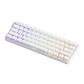 FUN60 Ultra White Magnetic Keyboard Side Printed Keycaps