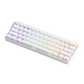 FUN60 Ultra White Magnetic Keyboard Side Printed Keycaps