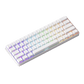 FUN60 Ultra White Magnetic Keyboard Side Printed Keycaps