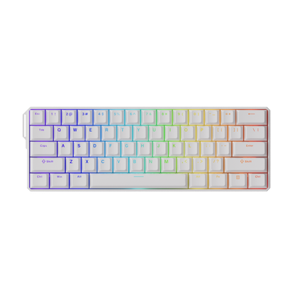 FUN60 Ultra White Magnetic Keyboard