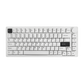 MonsGeek M1 V5 Custom Mechanical Keyboard Black on White Theme