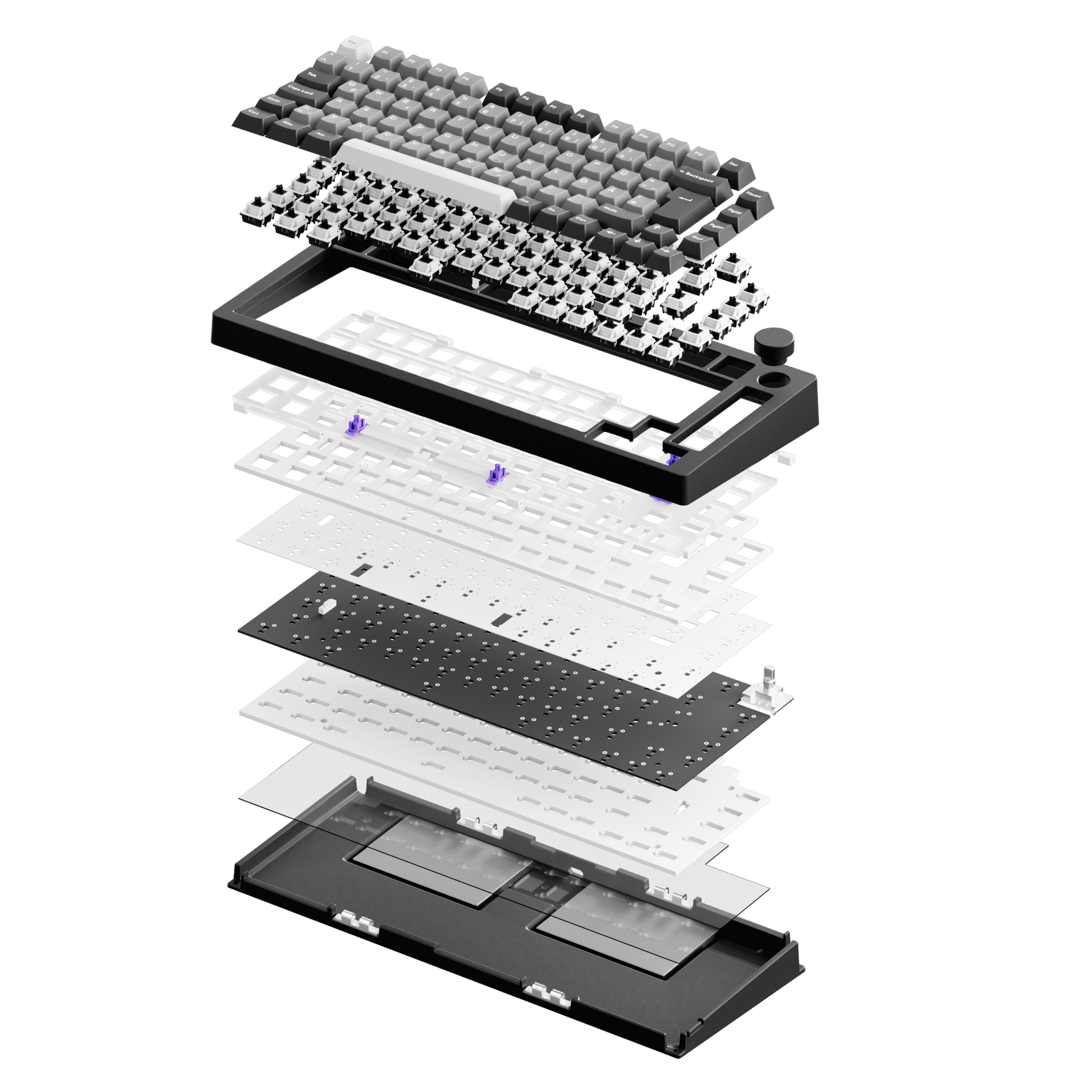 MonsGeek M1 V5 VIA Custom Mechanical Keyboard internal structure