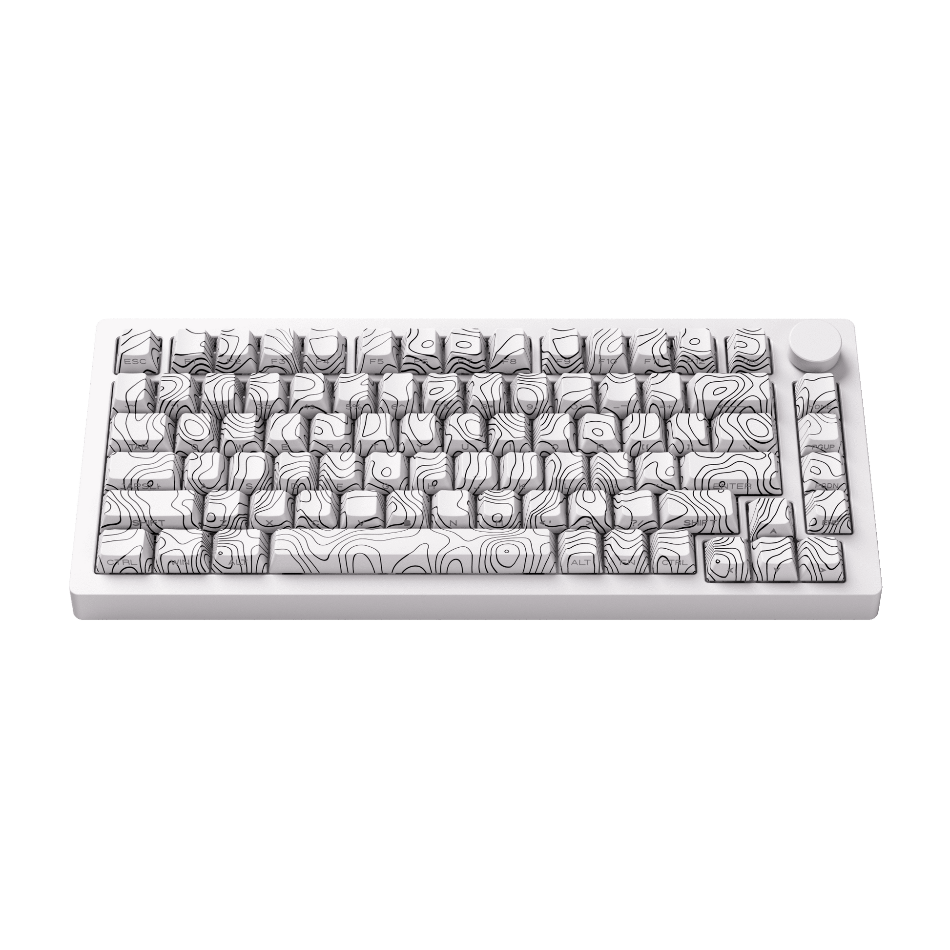 White MonsGeek M1 V5 SP Mechanical Keyboard