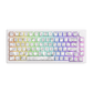 White MonsGeek M1 V5 SP Mechanical Keyboard With RGB