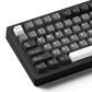 MonsGeek M1 V5- Black on White- Black & Silver