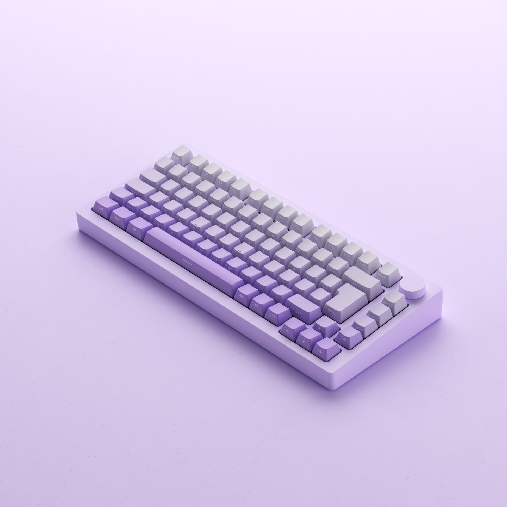 MonsGeek M1W V3 SP keyboard lilac purple theme side details