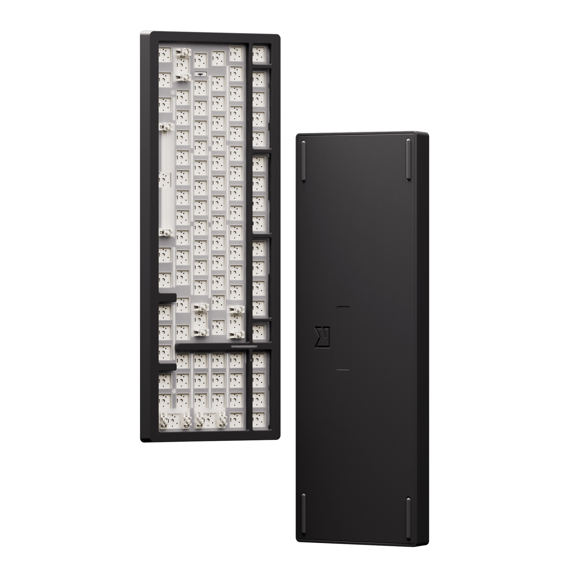 MonsGeek M2 V5 DIY Kit Black Front and Back Side Details
