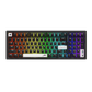 MonsGeek M2 V5 Custom Keyboard Black with Piano-themed Keycaps RGB