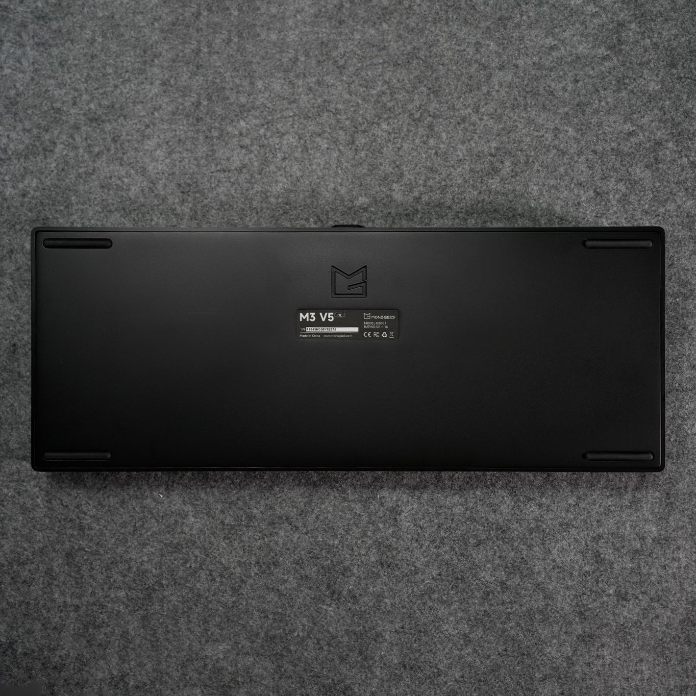 Monsgeek M3 V5 HE Magnetic Keyboard Back Details