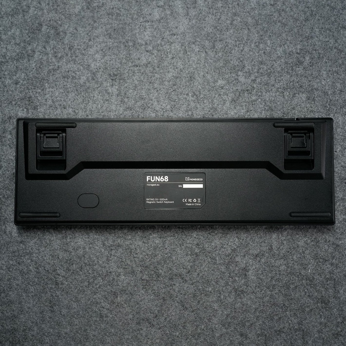 Monsgeek FUN68 ISO HE Keyboard Back Details