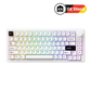 MonsGeek M1 V5- Black on White- Black &amp; Silver 