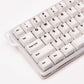 Close-up of a Verve68 keyboard with labeled keys on a white background