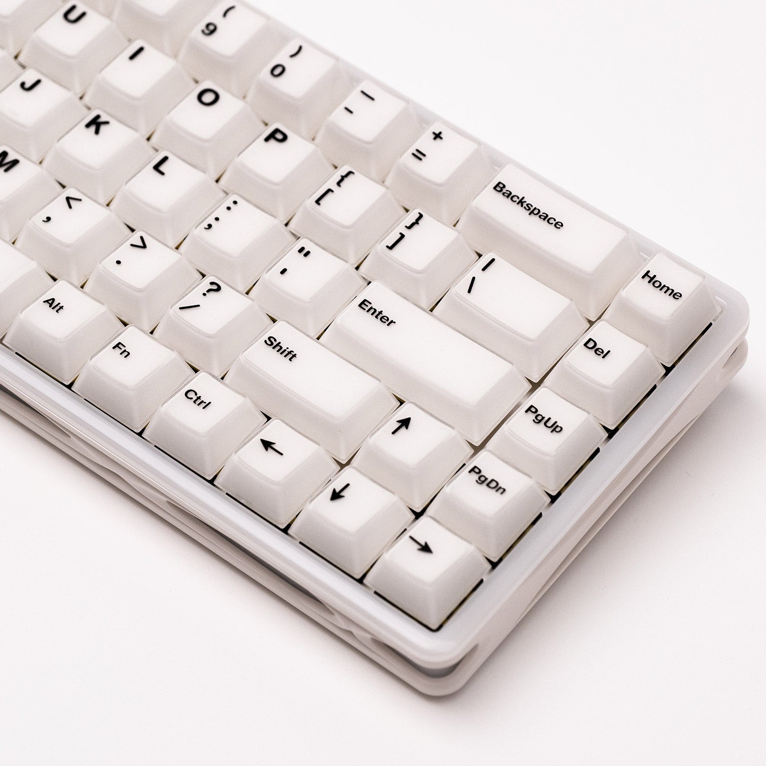 Verve68 HE keyboard with black text on a white background